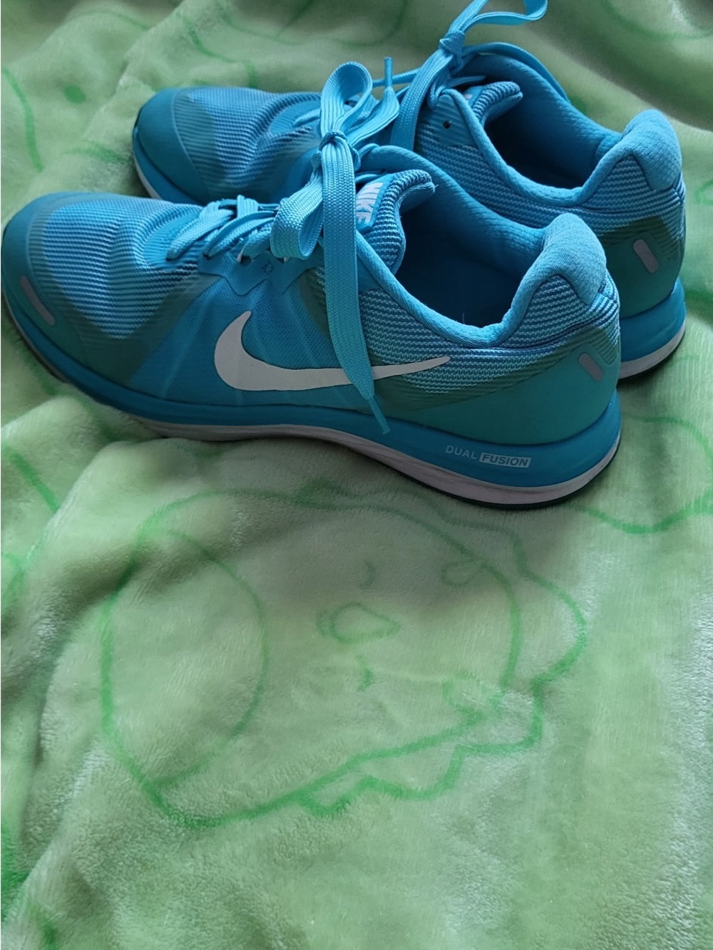 Nike Turquoise Blue Dual Fusion Women's Running Shoes
